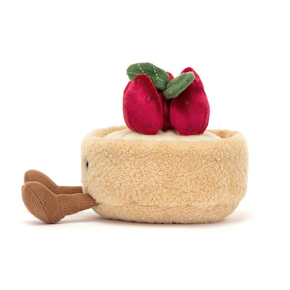 Peluche Fleurette Tarte aux Fraises